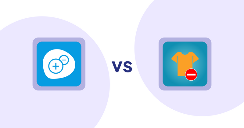 Shopify Product Display Apps: Extendons Quantity Selector vs Products Unavailable