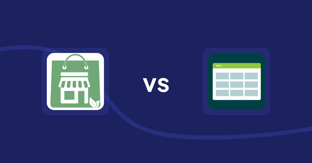 Shopify Product Display Apps: Greeniemart vs Product Table