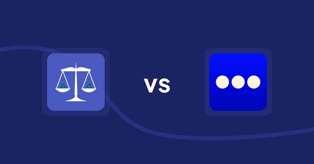 Shopify Product Display Apps: Equate ‑ Product Compare vs Vario ‑ Variation Swatches