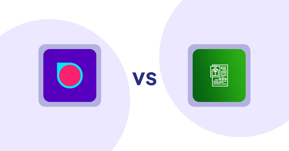 Shopify Product Display Apps: Spotlight: Video Loops vs OC Product Size Chart
