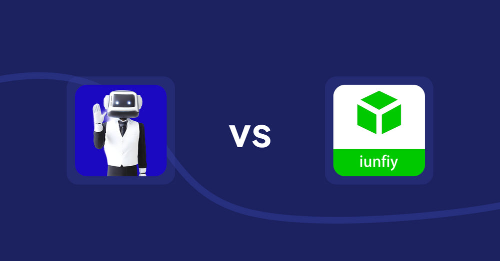 Shopify Product Display Apps: ShopCierge — AI Sales Chatbot vs iunfiy • Related Products