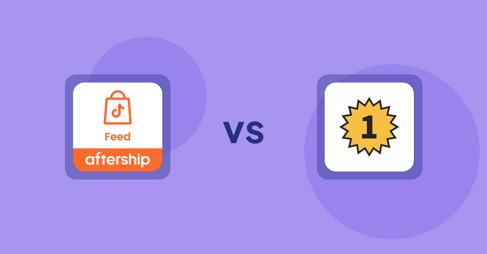 Shopify Product Display Apps: AfterShip Feed for TikTok Shop vs. UR: Smart Ranking