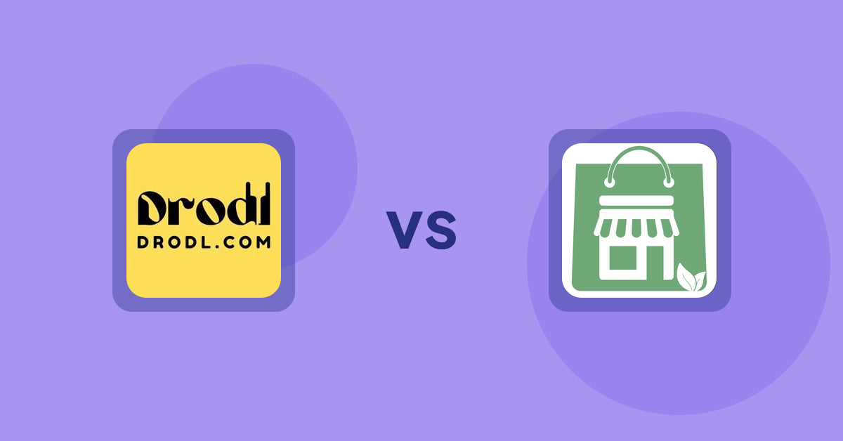 Shopify Product Display Apps: Drodl: Hide SoldOut Products vs Greeniemart