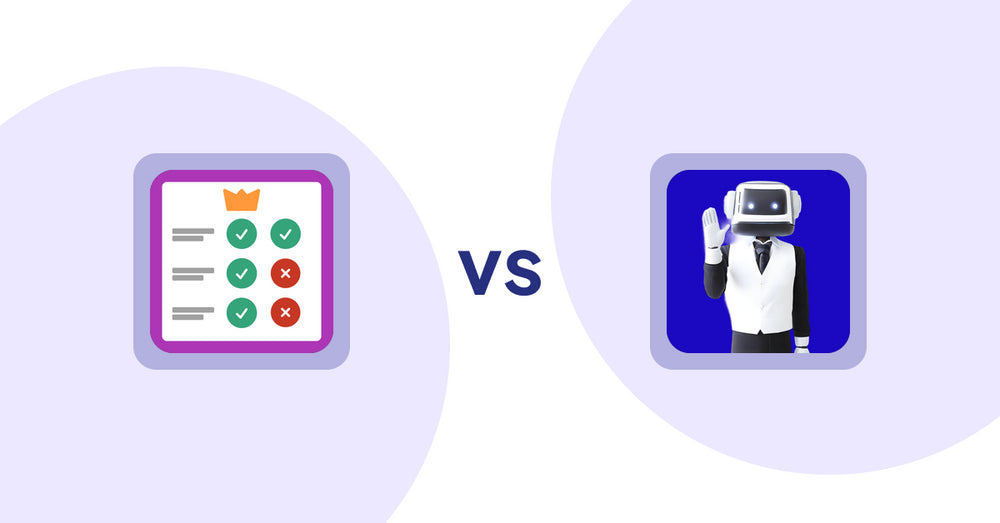 Shopify Product Display Apps: Pretty Comparison Tables vs ShopCierge — AI Sales Chatbot