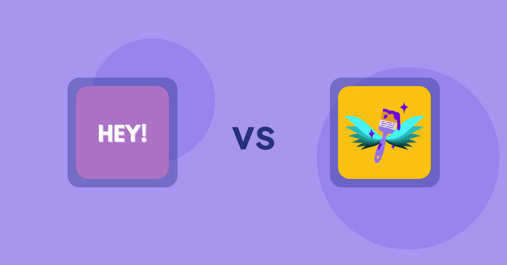 Shopify Product Display Apps: Hey! Product Page Banner& Text vs Badgfly ‑ Product Personalizer