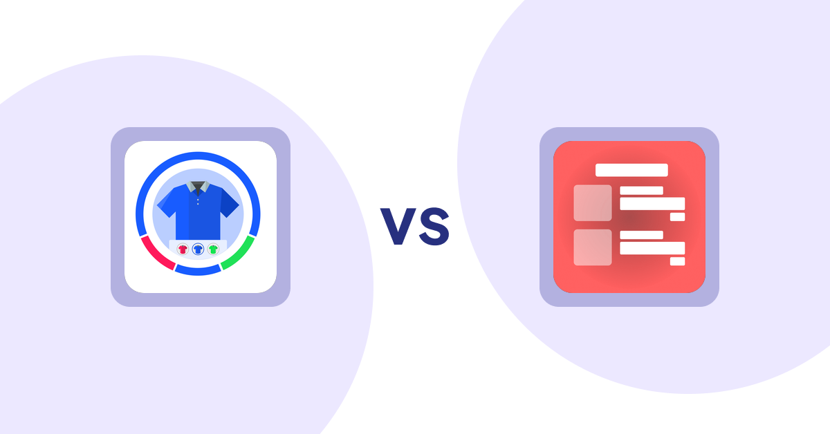 Shopify Product Display Apps: EVS ‑ Easy Variation Swatches vs Menulog