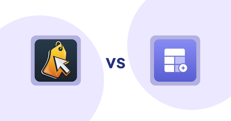 Shopify Product Display Apps: Iconic: Product Features vs Eazy Specification Tags Table