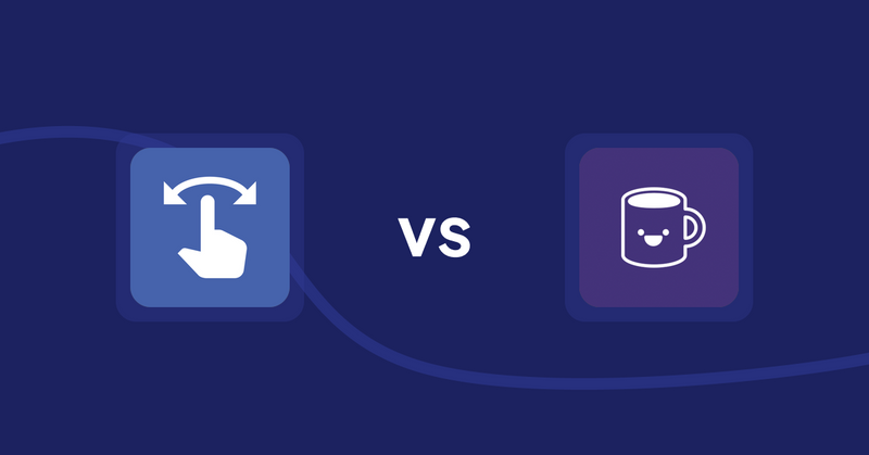 Shopify Product Display Apps: HypeSwipe: Swipes to Sales vs Mugshot Bot