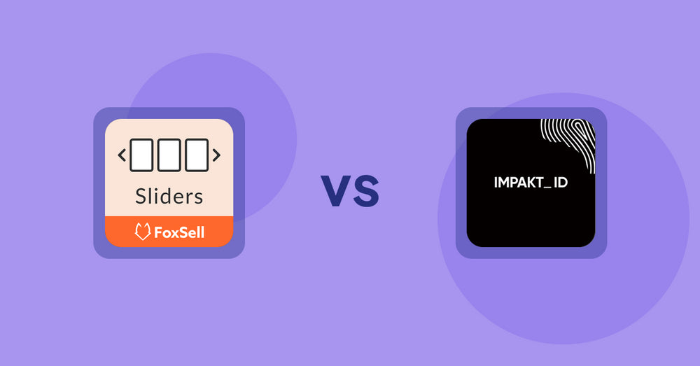 Shopify Product Display Apps: FoxSell Slider & Carousel vs IMPAKT ID: fashion CO2 tracker