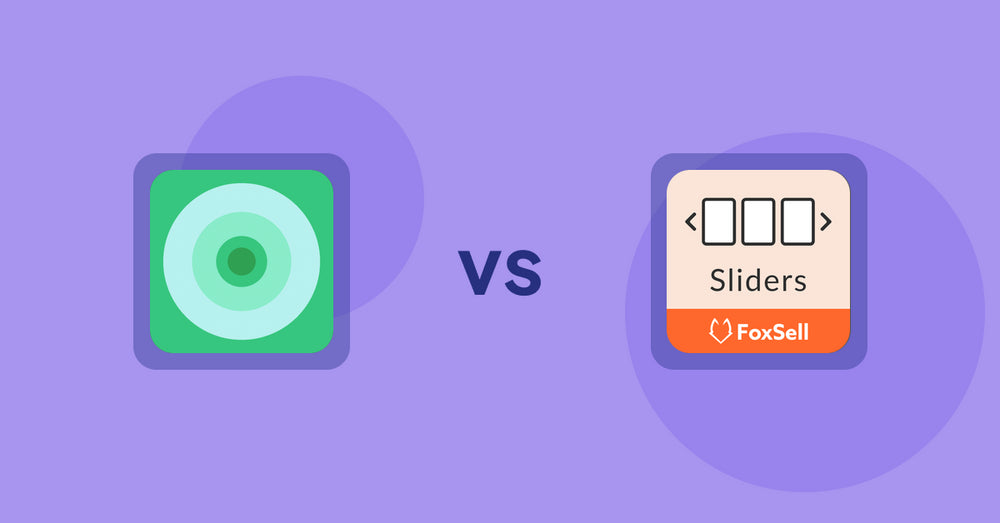 Shopify Product Display Apps: Hey!Scarcity Low Stock Counter vs FoxSell Slider & Carousel