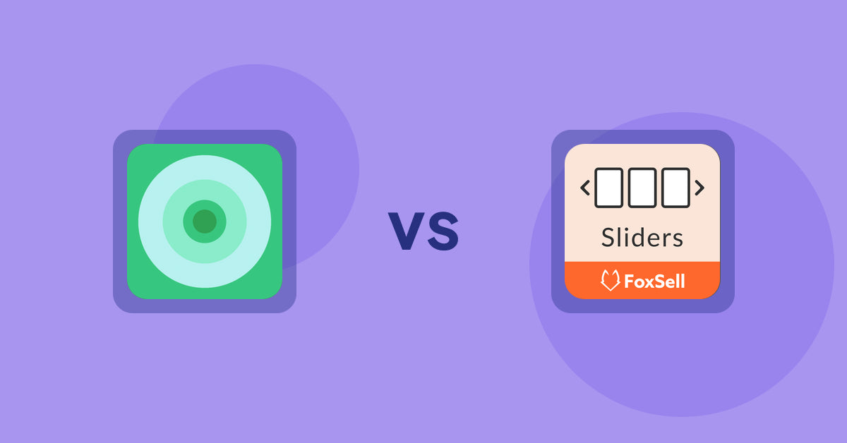 Shopify Product Display Apps: Hey!Scarcity Low Stock Counter vs FoxSell Slider & Carousel