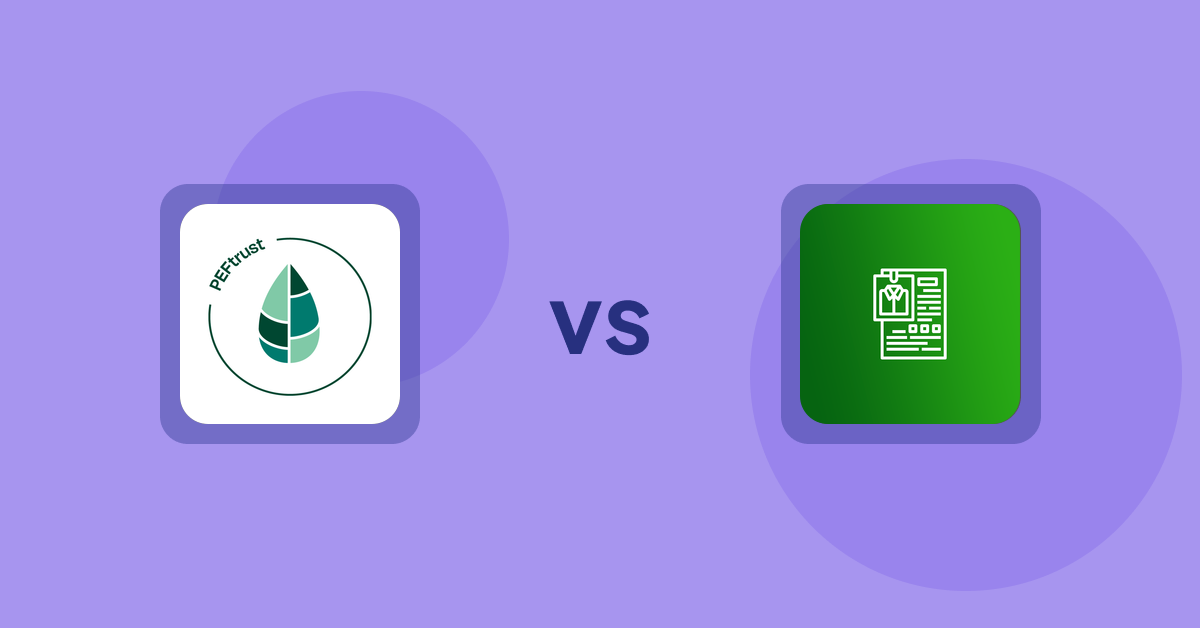 Shopify Product Display Apps: Peftrust vs OC Product Size Chart