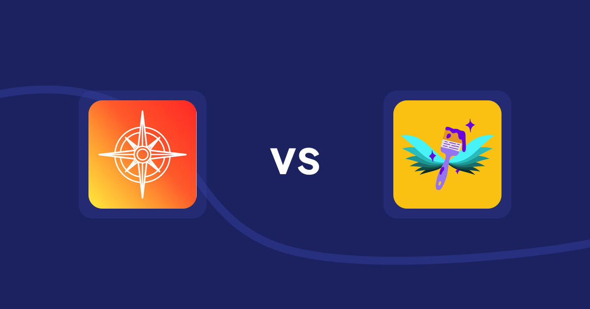 Shopify Product Display Apps: Compass Navigation vs Badgfly ‑ Product Personalizer