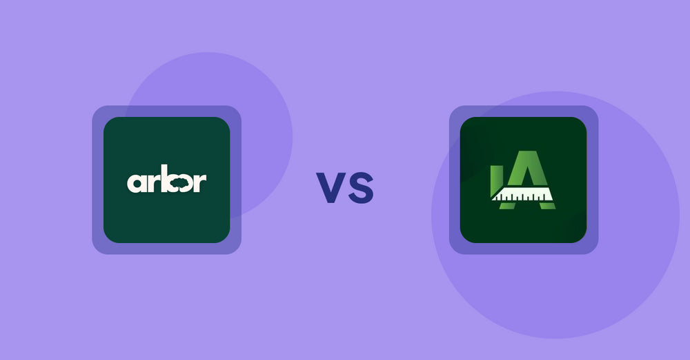 Shopify Product Display Apps: Arbor ― Carbon Transparency vs. Easy Size Chart by Akeans