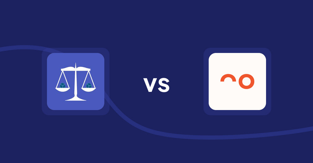 Shopify Product Display Apps: Equate ‑ Product Compare vs soona ‑ Content For Commerce
