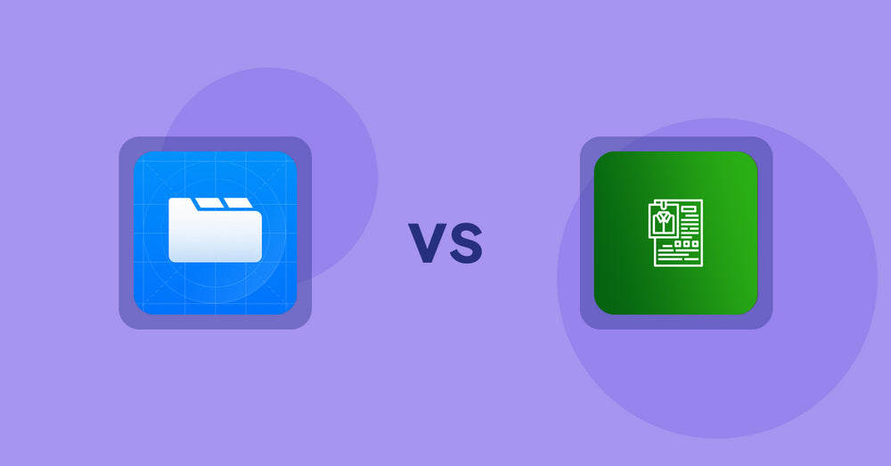 Shopify Product Display Apps: Easy Tabs ‑ Product Tabs vs. OC Product Size Chart