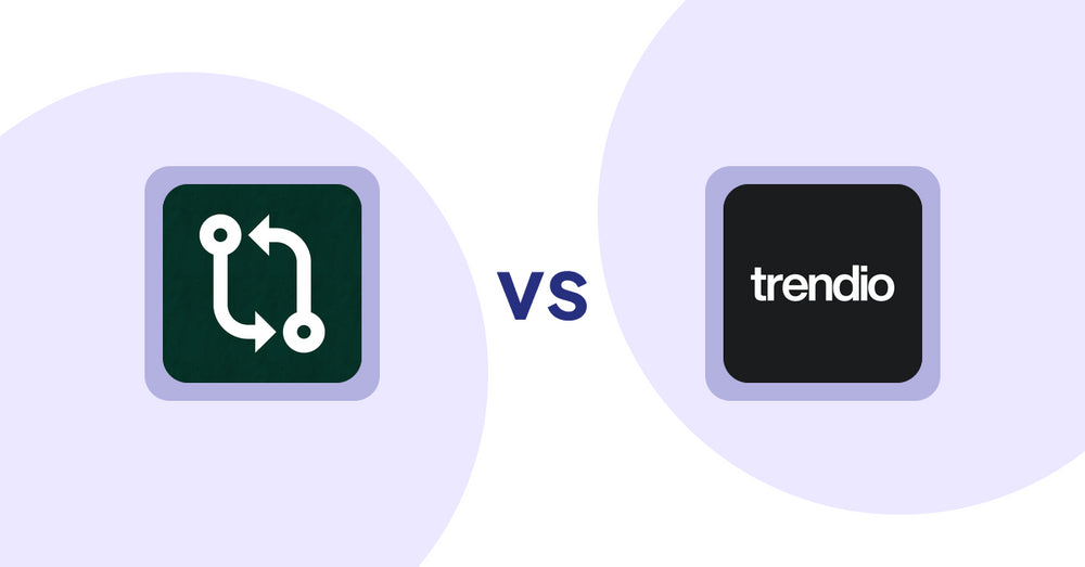 Shopify Product Display Apps: Compareder ‑ Product Compare vs Trendio
