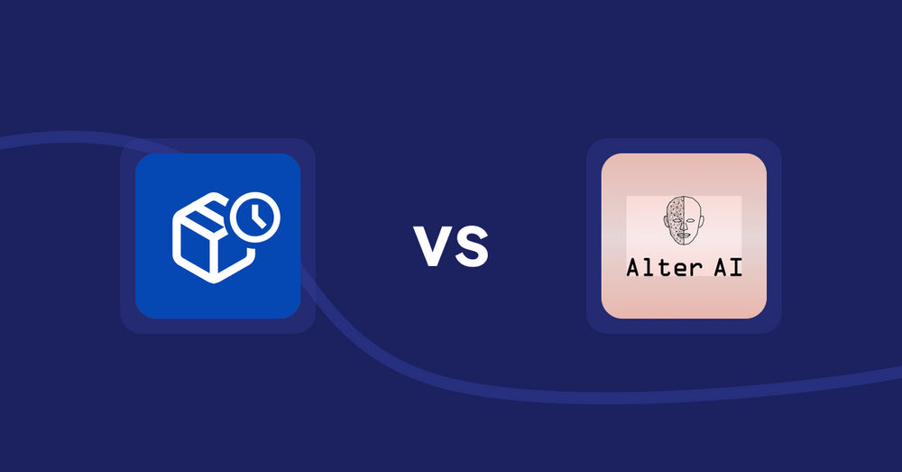 Shopify Product Display Apps: PreOrder Alpha vs. Alter AI Virtual Try-On