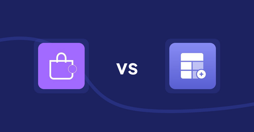 Shopify Product Display Apps: ShowMe: Product Showcases vs Eazy Specification Tags Table