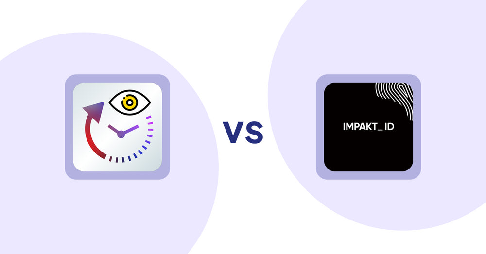 Shopify Product Display Apps: JustViewed ‑ Recently Products vs IMPAKT ID: fashion CO2 tracker