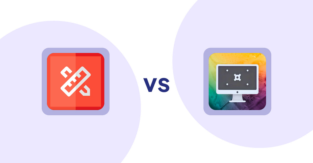 Shopify Product Display Apps: RT: Size Chart, Size Guide vs PC Builder