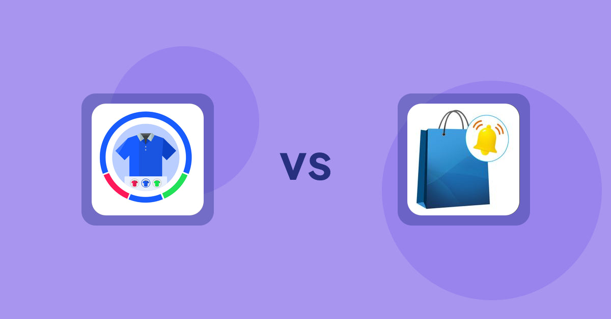 Shopify Product Display Apps: EVS ‑ Easy Variation Swatches vs CartBar ‑ Product Purchase Bar