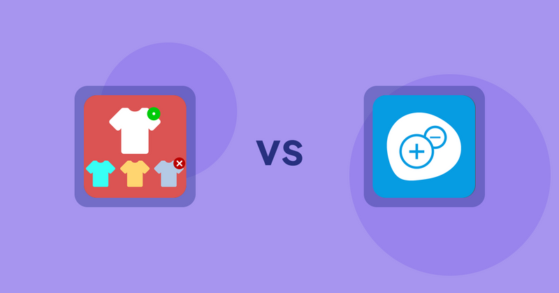 Shopify Product Display Apps: ST: Product & Collection Sort vs Extendons Quantity Selector