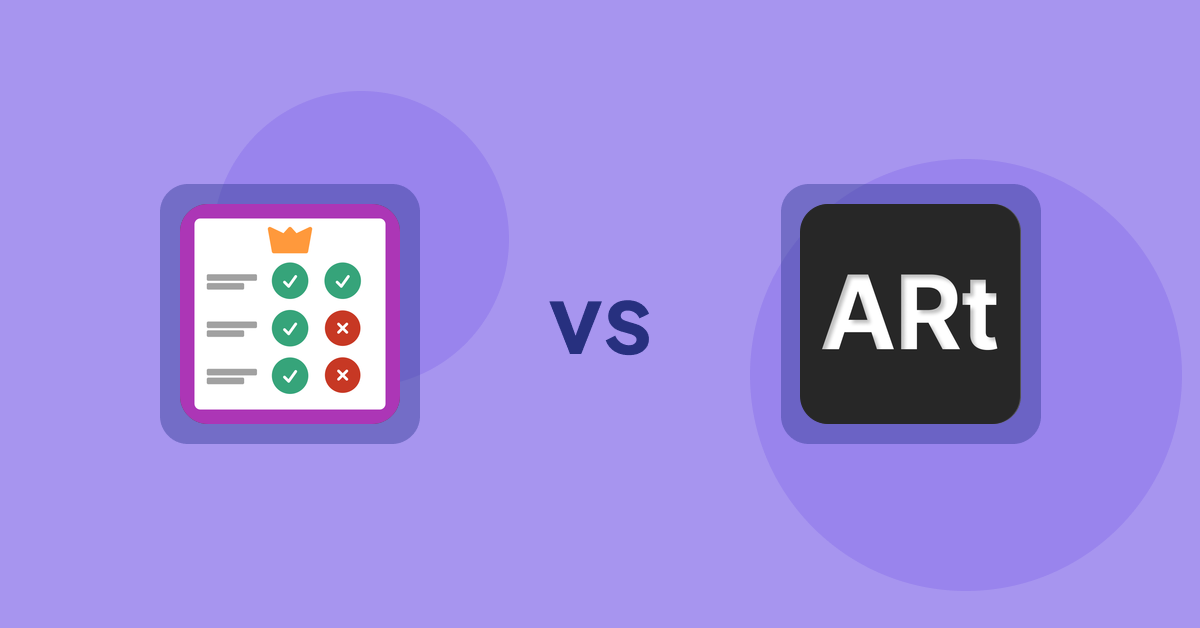 Shopify Product Display Apps: Pretty Comparison Tables vs Wall Art Viewer AR