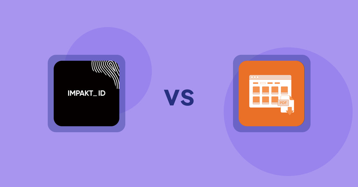 Shopify Product Display Apps: IMPAKT ID: Fashion CO2 Tracker vs. Meetanshi PDF Product Catalog