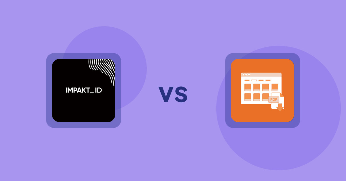 Shopify Product Display Apps: IMPAKT ID: Fashion CO2 Tracker vs. Meetanshi PDF Product Catalog