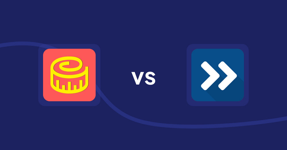 Shopify Product Display Apps: Snake Size Chart & Size Guide vs Ultimate Recently Viewed