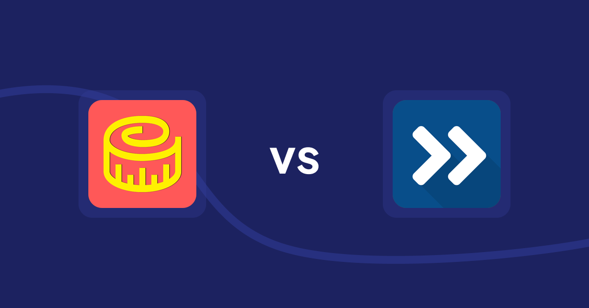 Shopify Product Display Apps: Snake Size Chart & Size Guide vs Ultimate Recently Viewed