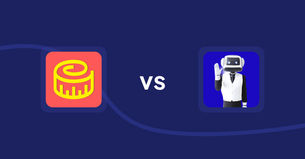 Shopify Product Display Apps: Snake Size Chart & Size Guide vs ShopCierge — AI Sales Chatbot