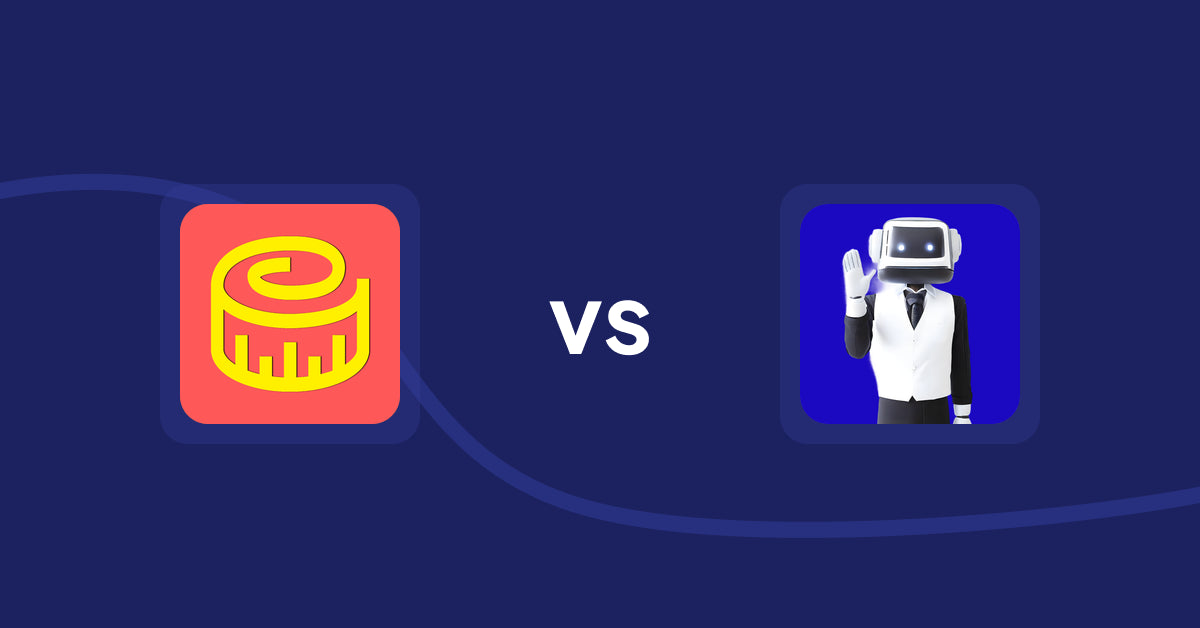 Shopify Product Display Apps: Snake Size Chart & Size Guide vs ShopCierge — AI Sales Chatbot