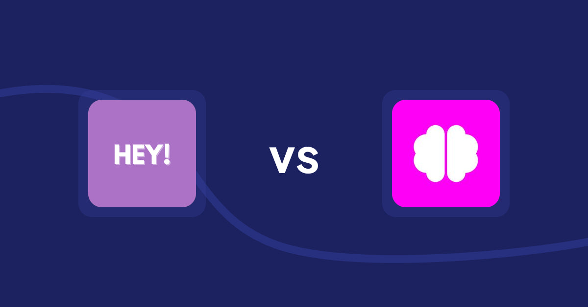 Shopify Product Display Apps: Hey! Product Page Banner & Text vs Brainy: AI SEO & Content Boost