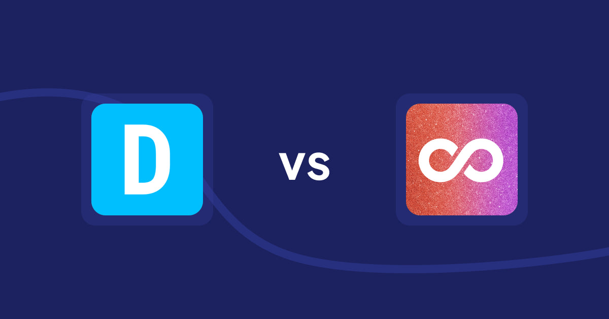 Shopify Product Display Apps: Dual Price Display by T2 vs Infinite Scroll Pro