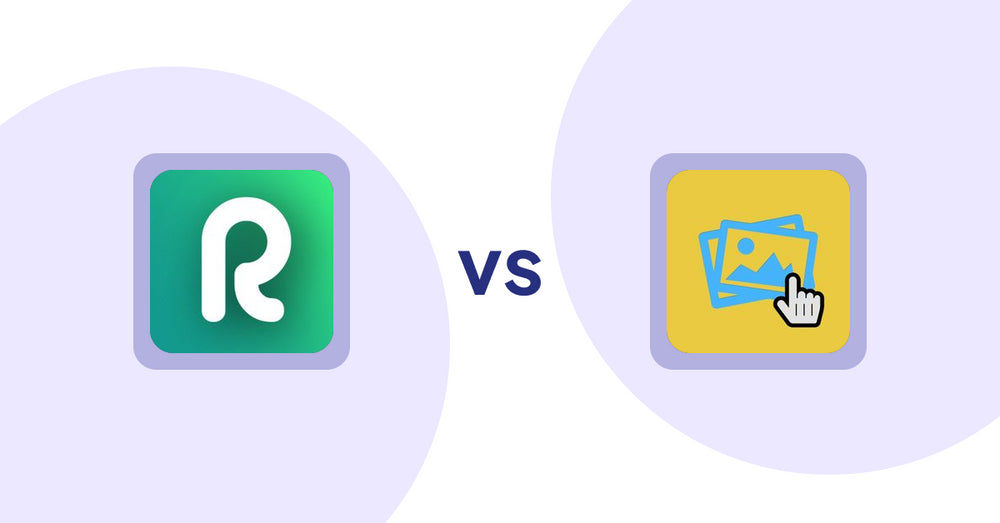 Shopify Product Display Apps: ReelTok Shoppable Videos + UGC vs Singleton | Second Image Hover