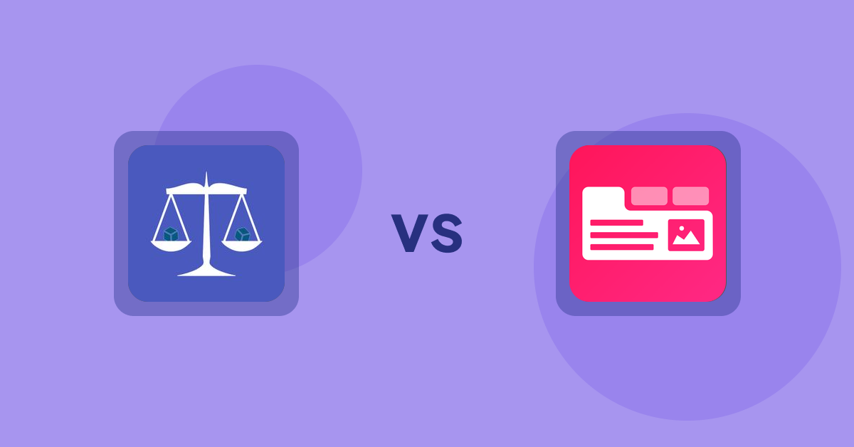 Shopify Product Display Apps: Equate ‑ Product Compare vs Tabs+ Product Descriptions