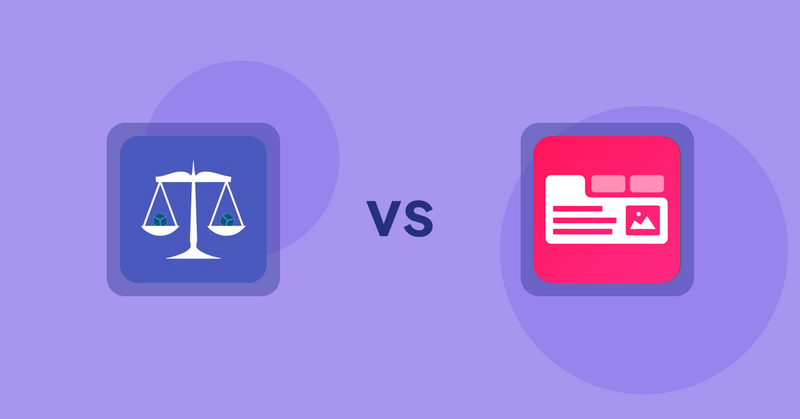 Shopify Product Display Apps: Equate ‑ Product Compare vs Tabs+ Product Descriptions