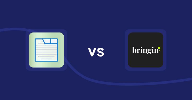Shopify Product Display Apps: Ecom Product Descriptions vs Bringin