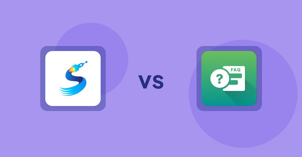 Shopify Product Display Apps: Sortimize Collection Sort vs FAQ Expert: Product FAQ