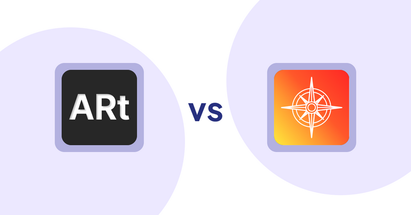 Shopify Product Display Apps: Wall Art Viewer AR vs. Compass Navigation