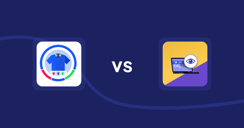 Shopify Product Display Apps: EVS ‑ Easy Variation Swatches vs ReVisit‑Recent Viewed Products
