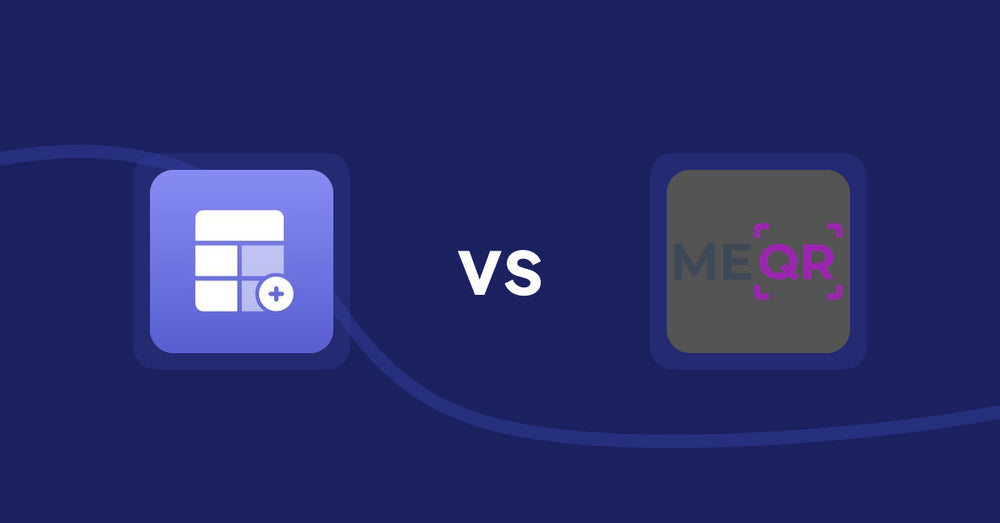 Shopify Product Display Apps: Eazy Specification Tags Table vs ME‑QR