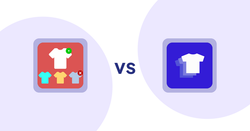 Shopify Product Display Apps: ST: Product & Collection Sort vs. Xpander