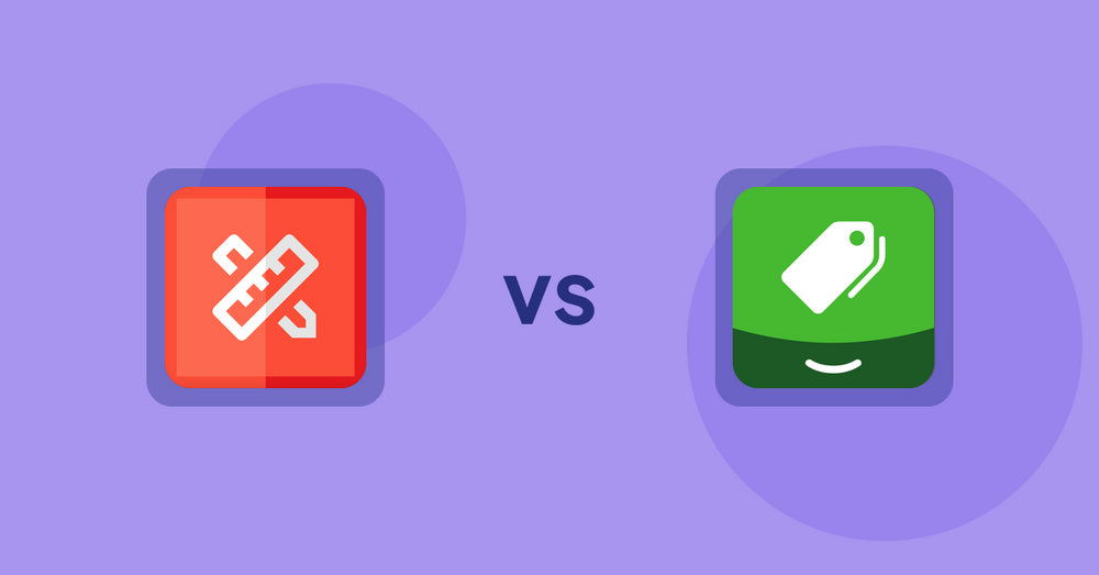 Shopify Product Display Apps: RT: Size Chart, Size Guide vs VIBE Shoppable Instagram Feed