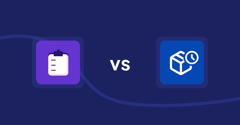 Shopify Product Display Apps: WSH Order Form & ReOrder vs PreOrder Alpha