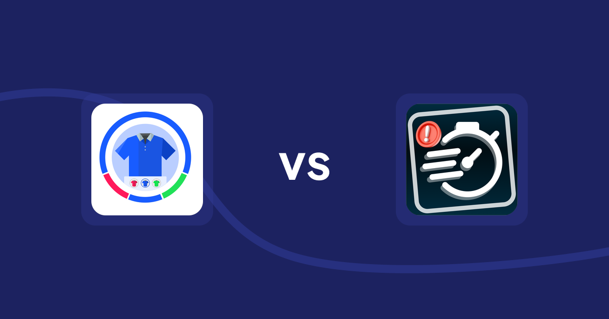 Shopify Product Display Apps: EVS ‑ Easy Variation Swatches vs Urgency! Low Stock Counter