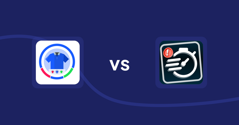 Shopify Product Display Apps: EVS ‑ Easy Variation Swatches vs Urgency! Low Stock Counter
