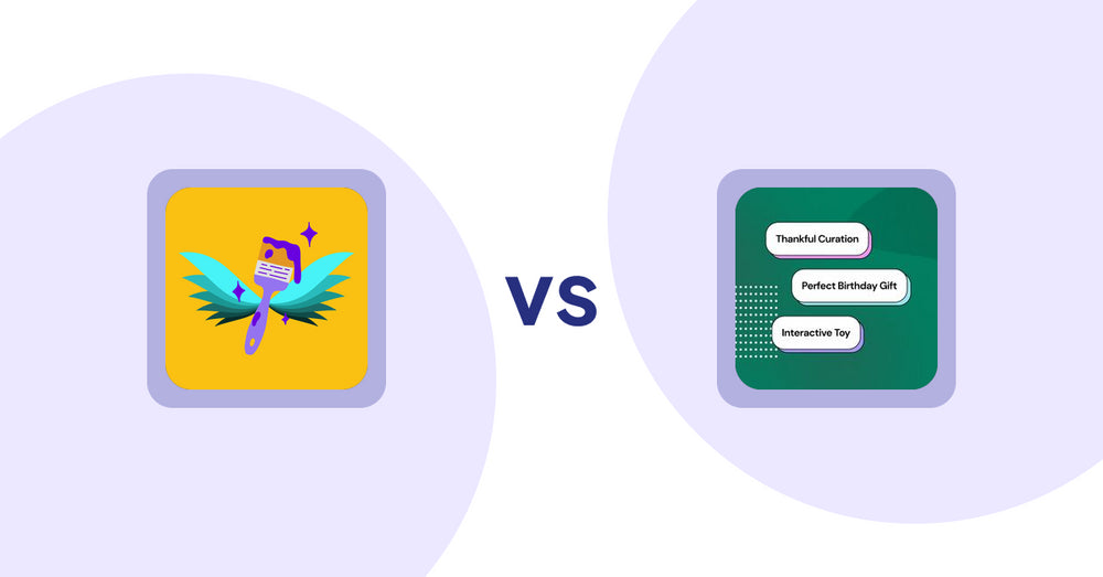 Shopify Product Display Apps: Badgfly ‑ Product Personalizer vs FeatureFrame ‑ Pretty Product
